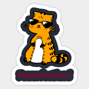 Puuurfection! Sticker